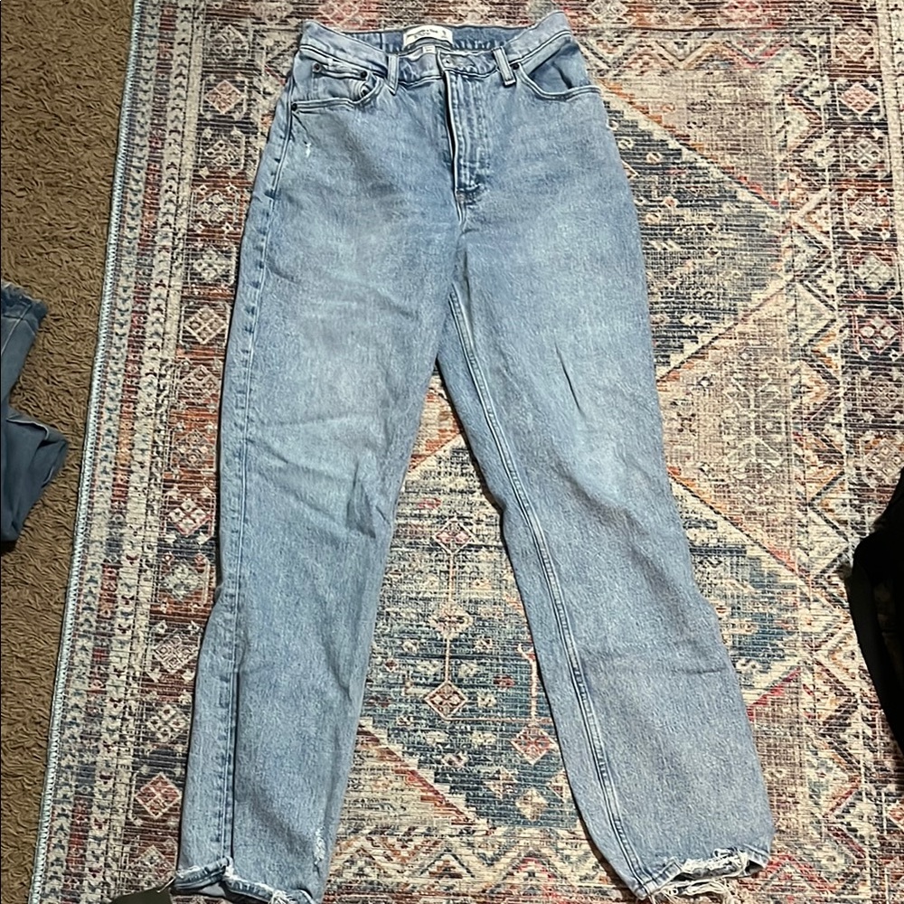 Abercrombie & Fitch High Rise Blue Jeans